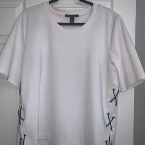 Kenneth Cole Lace-Up Top